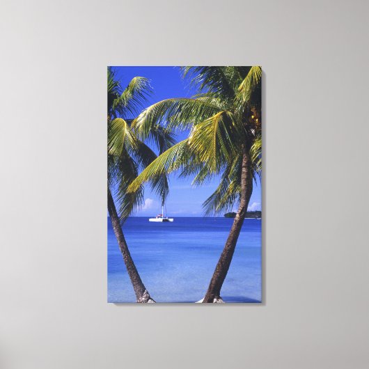 ビーチズアットネグリル，ジャマイカ2 キャンバスプリント (正面)