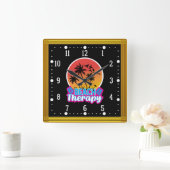 ビーチセラピー-18920 スクエア壁時計 (ホーム)