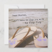 ビーチセラピー 5.25 x 5.25 カード (正面)