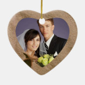 ビーチセレニティキープサケ結婚ーズオーナメント セラミックオーナメント (裏面)