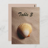 ビーチセレニティテーブルカード ポストカード (正面/裏面)