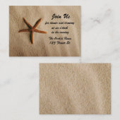 ビーチセレニティ披露宴カード エンクロージャーカード (正面/裏面)