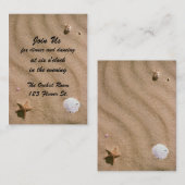 ビーチセレニティ披露宴カード エンクロージャーカード (正面/裏面)