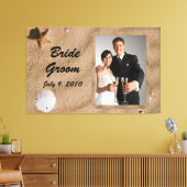 ビーチセレ結婚ニティの写真キャンバスプリント キャンバスプリント (インサイチュ (リビング))