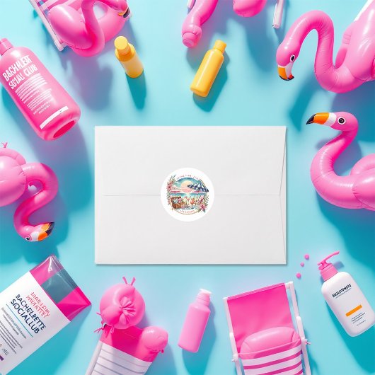 ビーチソーシャルクラブバチェロレッテウィークエンドカスタム ラウンドシール