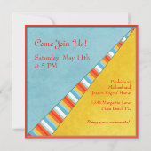 ビーチタイカラフルム特別パーティー 招待状 (裏面)