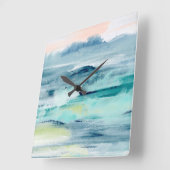 ビーチタイズII スクエア壁時計 (傾斜)