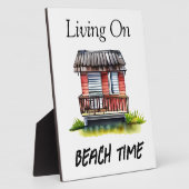 ビーチタイムで生きている フォトプラーク (側面)