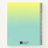 ビーチタイム離れパーム ノートブック (裏面)