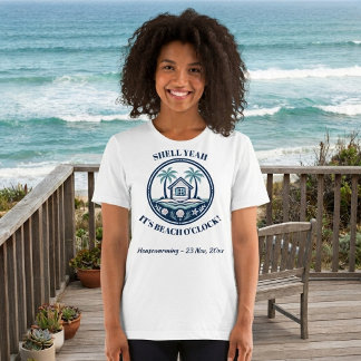 ビーチタイム 熱帯の木々 青い海のビブランス トライブレンドＴシャツ