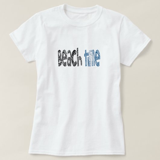 ビーチタイム Tシャツ (デザイン正面)