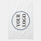 ビーチタウパーソナライズされたルモノグラムのロゴ キッチンタオル (縦)