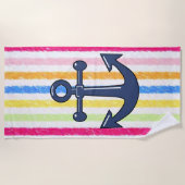 ビーチタオルいかり ビーチタオル (正面)