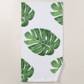 ビーチタオルと熱帯離れプリント ビーチタオル (正面)