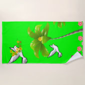 ビーチタオルのパームツリー ビーチタオル (正面)