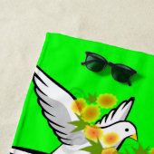 ビーチタオルのパームツリー ビーチタオル (インサイチュ)