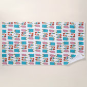 ビーチタオルのポピクル ビーチタオル (正面)