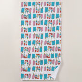 ビーチタオルのポピクル ビーチタオル (正面)