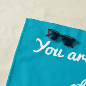 ビーチタオルの太陽の波 ビーチタオル (インサイチュ)