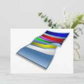 ビーチタオルの招待状 招待状 (スタンド正面)