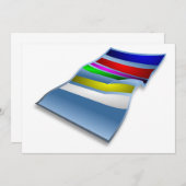 ビーチタオルの招待状 招待状 (正面/裏面)