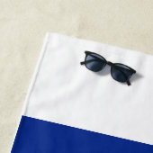 ビーチタオルの青いポーズ ビーチタオル (インサイチュ)