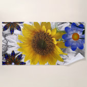 ビーチタオルひまわり ビーチタオル (正面)