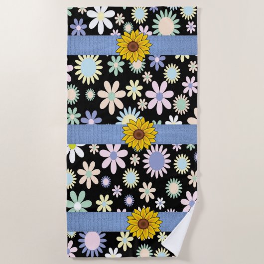 ビーチタオルひまわり ビーチタオル (正面)