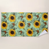 ビーチタオルひまわり ビーチタオル (正面)
