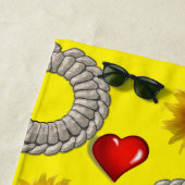 ビーチタオルひまわり ビーチタオル (インサイチュ)