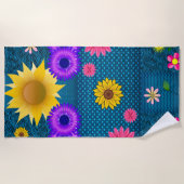 ビーチタオルひまわり ビーチタオル (正面)