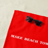 ビーチタオルを再素晴らし作する ビーチタオル (インサイチュ)