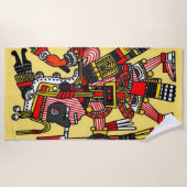 ビーチタオルアステカ ビーチタオル (正面)