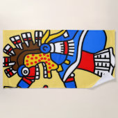 ビーチタオルアステカ ビーチタオル (正面)