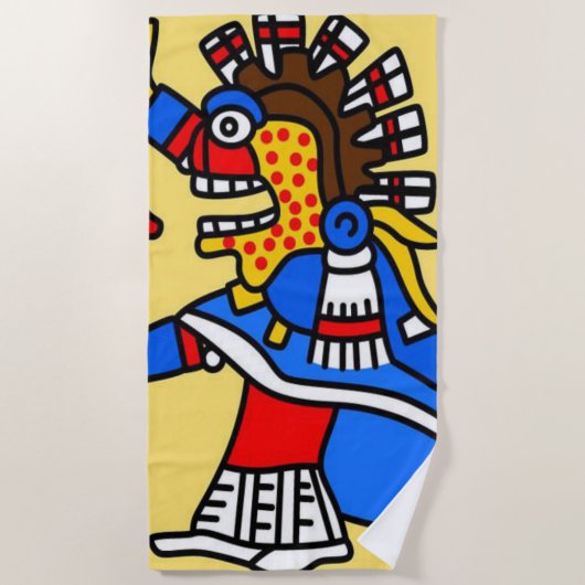 ビーチタオルアステカ ビーチタオル (正面)