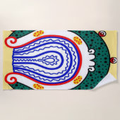 ビーチタオルアステカ ビーチタオル (正面)