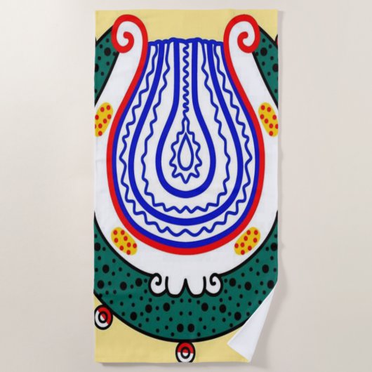 ビーチタオルアステカ ビーチタオル (正面)