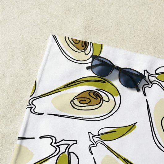 ビーチタオルアボカド ビーチタオル (インサイチュ)
