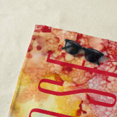 ビーチタオルカラフル日が差すこと ビーチタオル (インサイチュ)