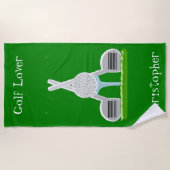 ビーチタオルゴルフデザイン ビーチタオル (正面)