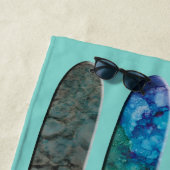 ビーチタオルサーフボード入り砂 ビーチタオル (インサイチュ)