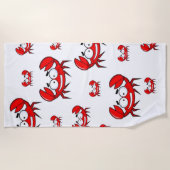 ビーチタオルズカニ ビーチタオル (正面)