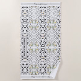 ビーチタオルタイガーストライプ ビーチタオル