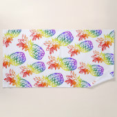 ビーチタオルパイナップル ビーチタオル (正面)