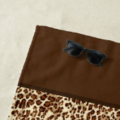 ビーチタオルヒョウ柄 ビーチタオル (インサイチュ)