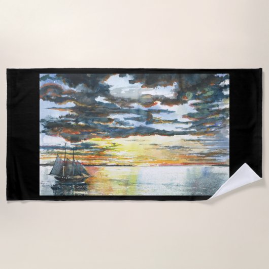 ビーチタオルビーナス港へ ビーチタオル (正面)