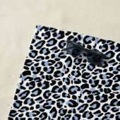 ビーチタオルブルーLeopardプリント ビーチタオル (インサイチュ)