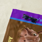 ビーチタオルマティヒッポス紫 ビーチタオル (インサイチュ)