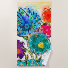 ビーチタオルラブティチュードウィンキング ビーチタオル