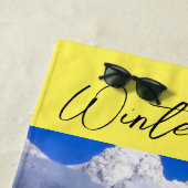 ビーチタオル冬の夏秋ここにいる！ ビーチタオル (インサイチュ)